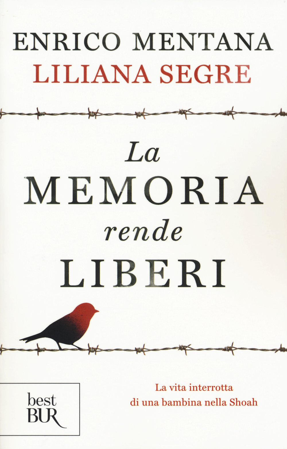 Enrico Mentana - Liliana Segre, La memoria rende liberi. La vita interrotta di una bambina nella Shoah, Milano, Rizzoli, 2015
